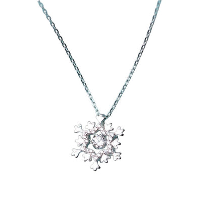 Necklace "Snowflake Elegance"