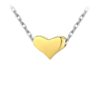 Necklace "Golden Heart"