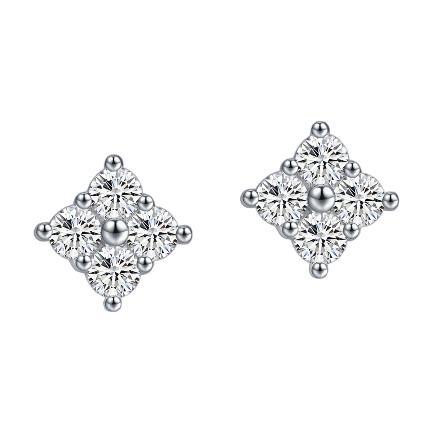 Earrings "Diamond Cluster"