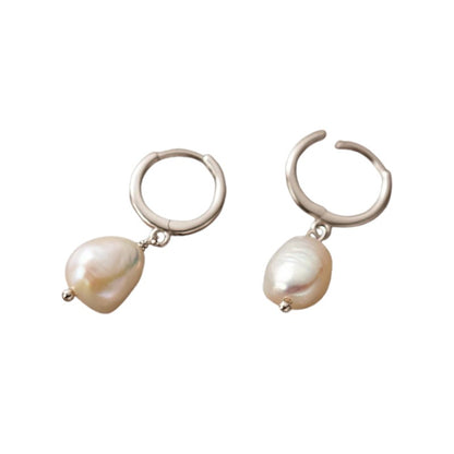 Earrings "Golden Pearl Drop"