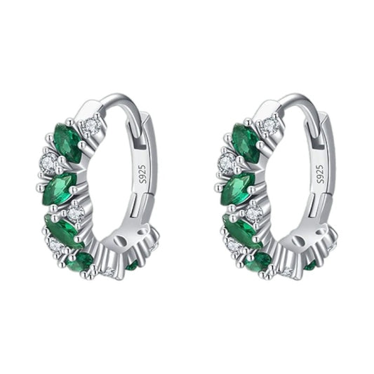 Emerald Shine Hoops