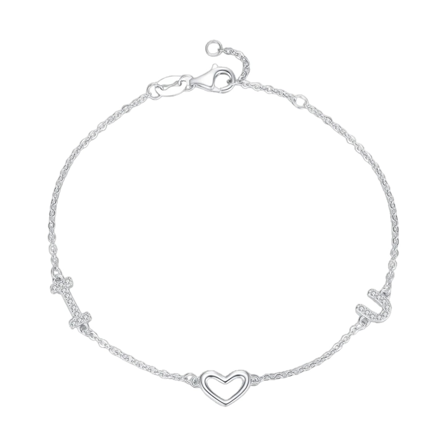 MODIAN Romantic Love Bracelet 925 Sterling Silver Hearts Sweet Bracelets For Women Female Wedding Anniversary Fine Jewelry